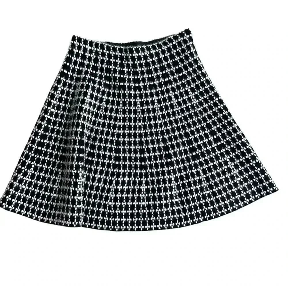 Vila Milano Skirt Black/White Size Large
